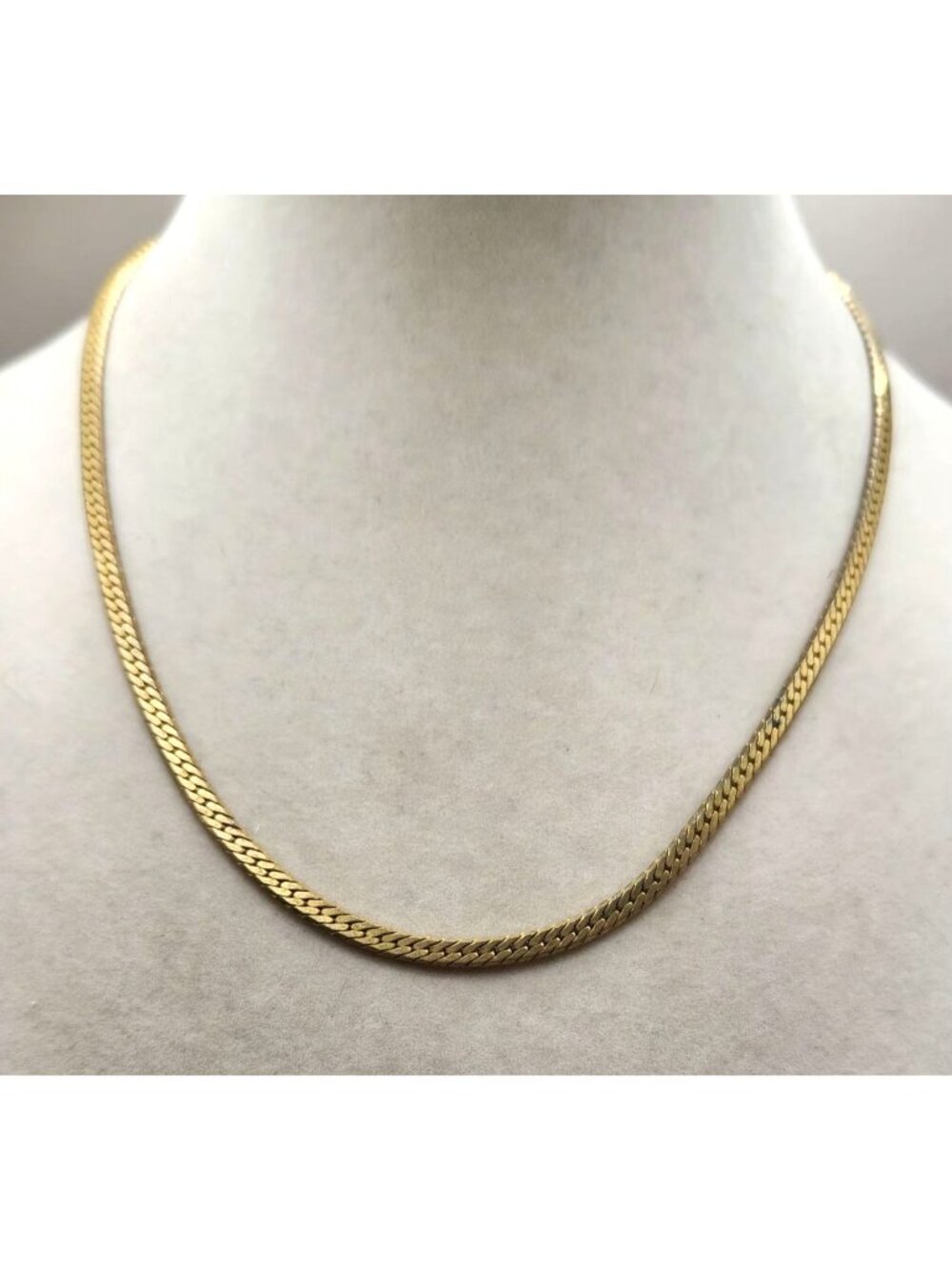 Gold Tone Chain HIgh Quality, Spring Ring - 20"